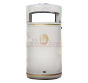 Metal Chieftain Litter Bin | Urban Furnishing | Power Bear By German Distribution