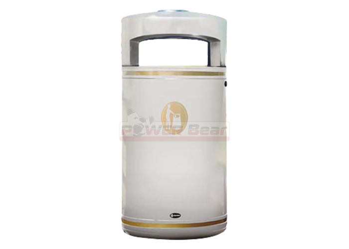 Metal Chieftain Litter Bin | Urban Furnishing | Power Bear by German Distribution