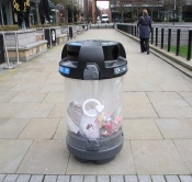 Hooded Litter Bin | Urban Furnishing | Power Bear By German Distribution