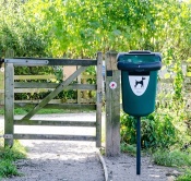 Dog Waste Bin Dubai | Urban Furnishing | Power Bear By German Distribution