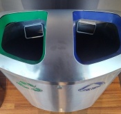 Vicosa Recycling Waste Bin | Urban Furnishing | Power Bear By German Distribution