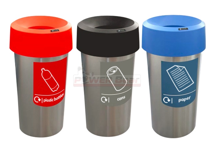 Litter Bin - Vista | Power Bear by German Distribution LLC
