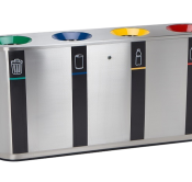 Campus Quattro - Food Court Garbage Bins | Power Bear By German Distribution