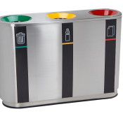 Campus Trio - Food Court Garbage Bins | Power Bear By German Distribution