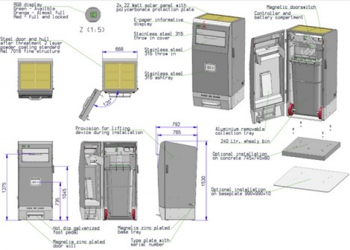 Smart bin technologies Mr. Fill in Dubai Power Bear by German Distribution LLC