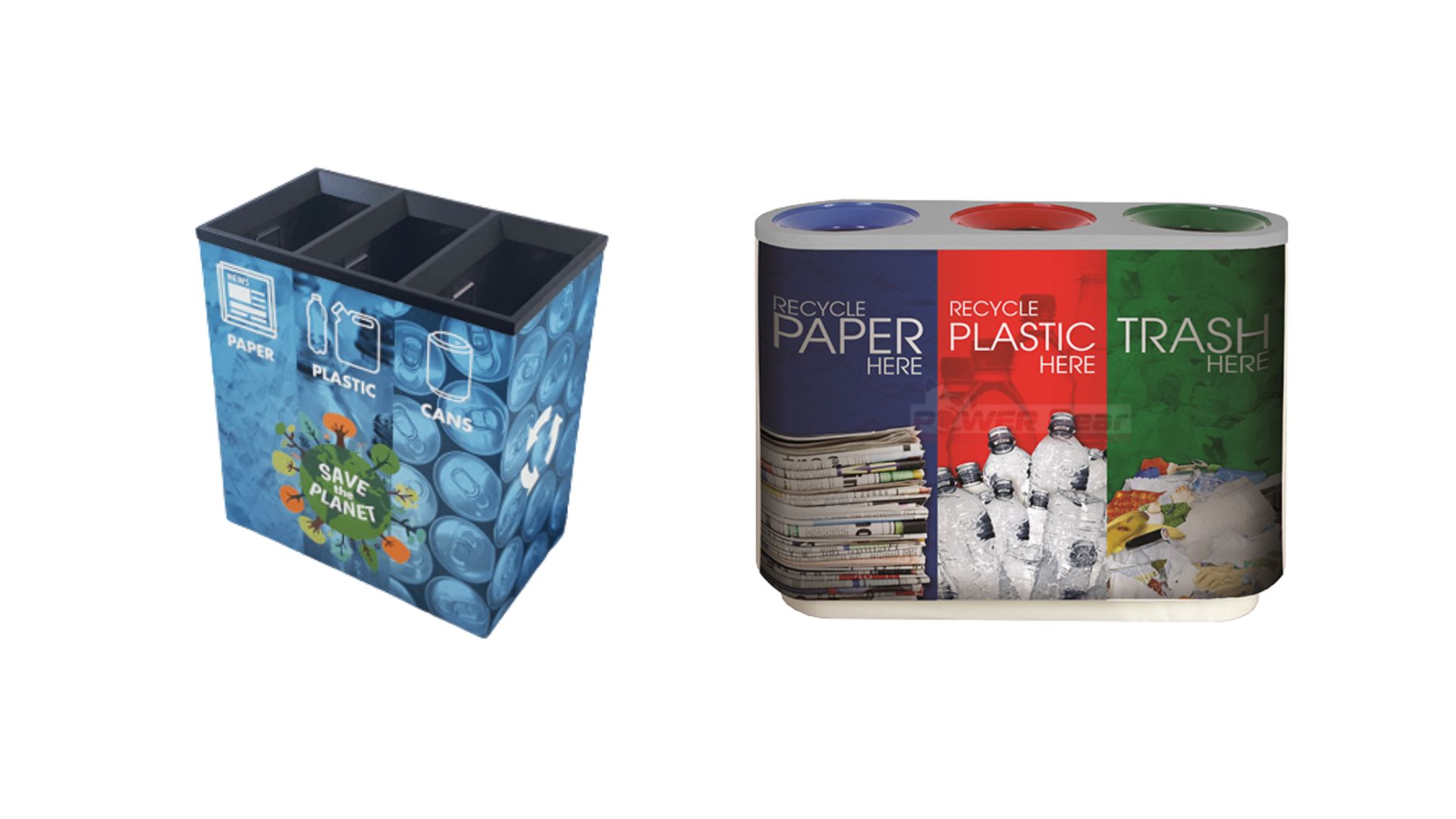 Customisable Plastic Bins | POWER Bear Dubai